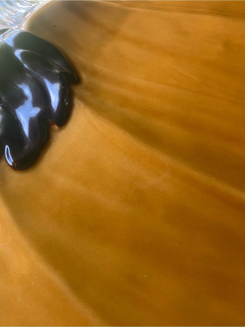 Large Ceramic Pumpkin Platter